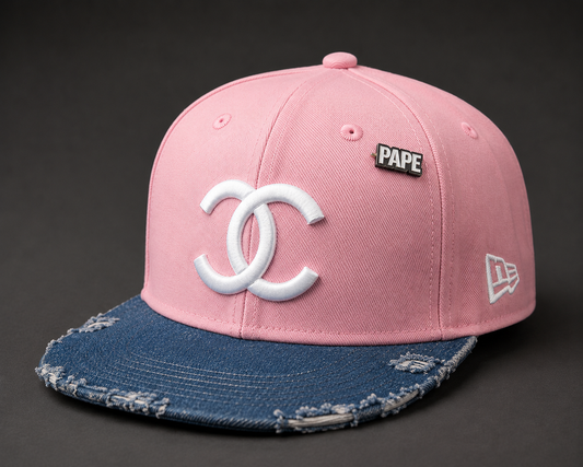 PAPE x CHANEL BLUSH PINK ADJUSTABLE CAP