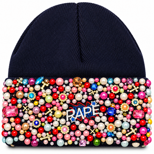 Pape Skully - Navy Confetti