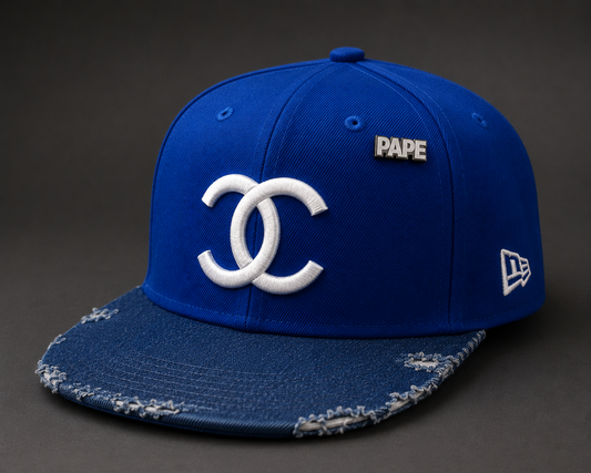 PAPE x CHANEL ROYAL BLUE ADJUSTABLE CAP