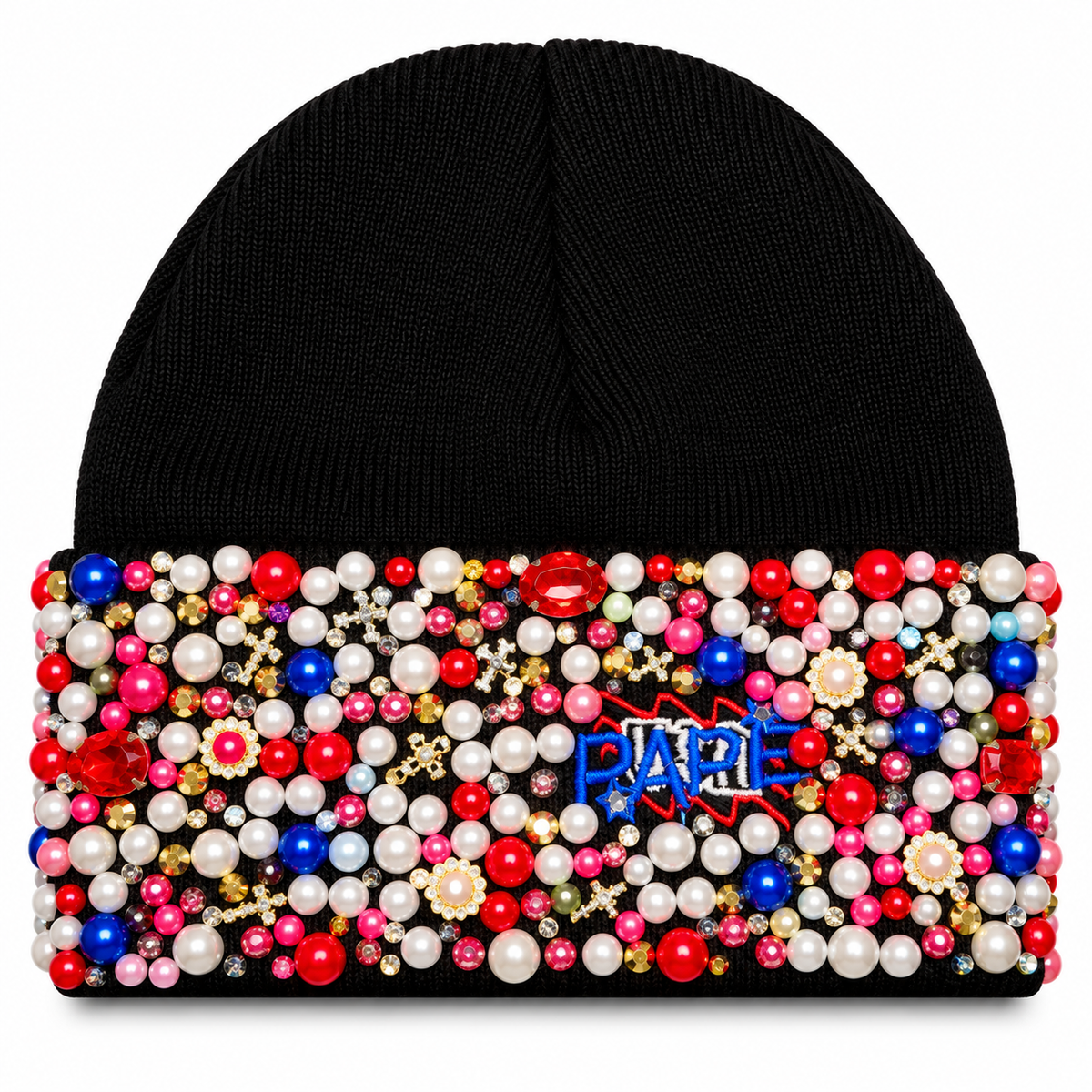 Pape Skully - Black Red Blue