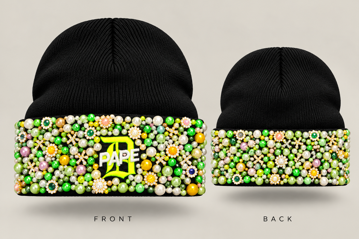 Pape Skully - Black Lime D