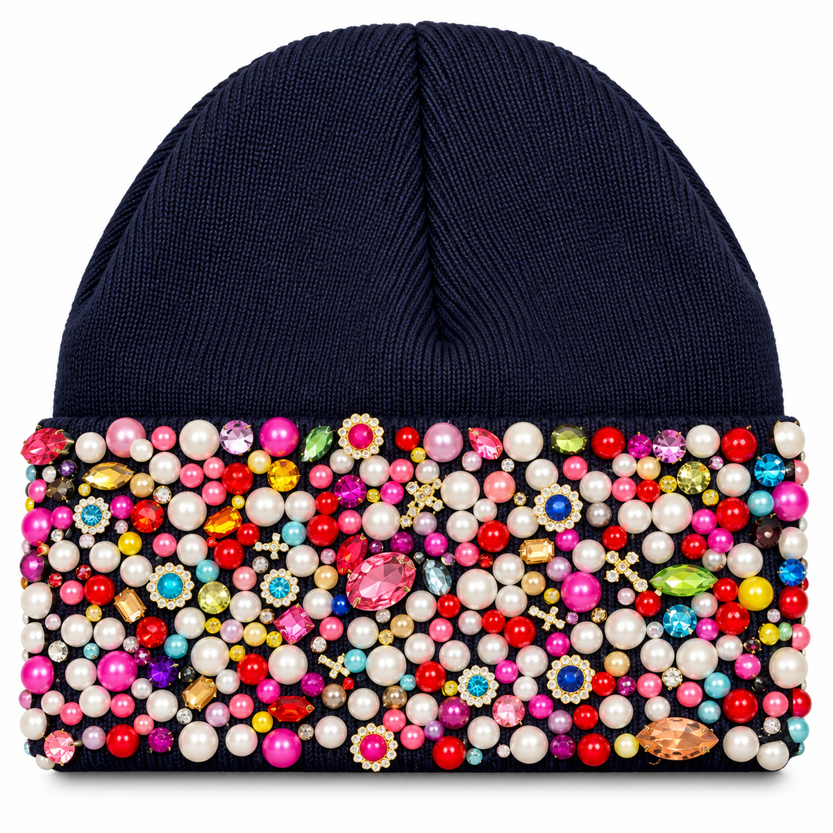 Pape Skully - Navy Confetti