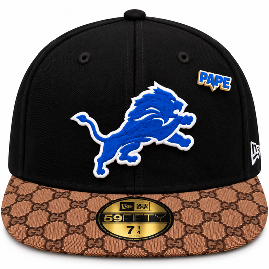 Lions Pape Cap – Black / Tan GG