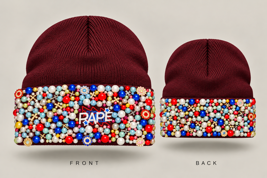 Pape Skully - Burgundy Blue